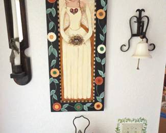 Tole Painted Angel 