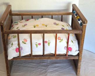 Miniature Antique Crib 