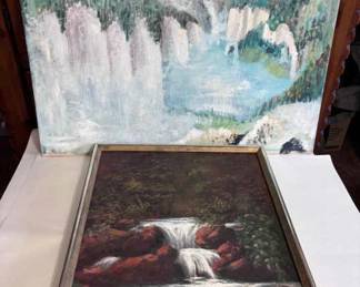 Sedona Water Fall Painting