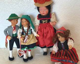 Vintage Black Forest, Austrian Dutch Dolls