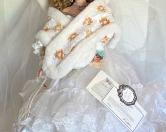 Winter Bliss Doll From The Danbury Mint
