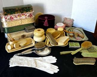 Vintage Victorian Vanity Pieces