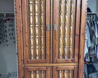 Lane Legendary Unique Carved Armoire
