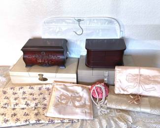 Jewelry Boxes, Storage Satin Lingerie Bags