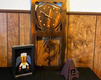 Kokopelli Clock Decor