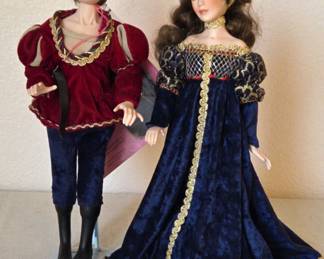 Romeo Juliet Porcelain Dolls  Paradise Galleries