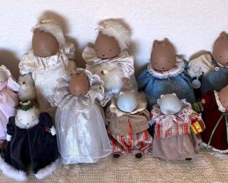 Vintage Michael Company Bear Dolls 