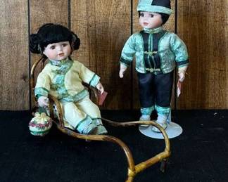 Ming Jade Show Stoppers Inc. Porcelain Dolls