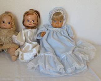 Vintage 3 faced DollsCarved Doll