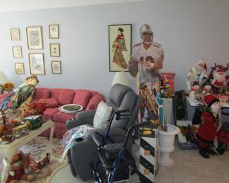 Dan Marino life size cut out. Medical items.