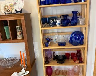 Living Room
Colored Glassware