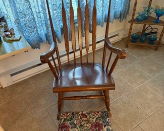 Living Room
Rocking chair, footstool