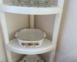 Dining Room
Corning ware covered casseroles
