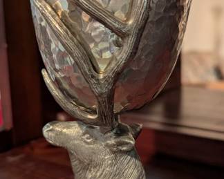 Ballena Bay Pewter Elk Stemware