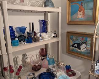 Glassware, Fostoria, Bells, Figurines