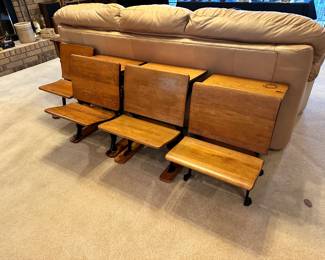 Antique Children's School Desks
