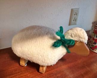 Lamb Footstool