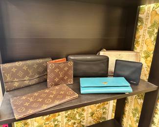 Designer Wallets; Louis Vuitton, Prada, Skagen, Kate Spade