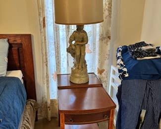 Nightstand, Lamp