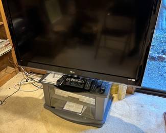 TV and Stand, VHS player
