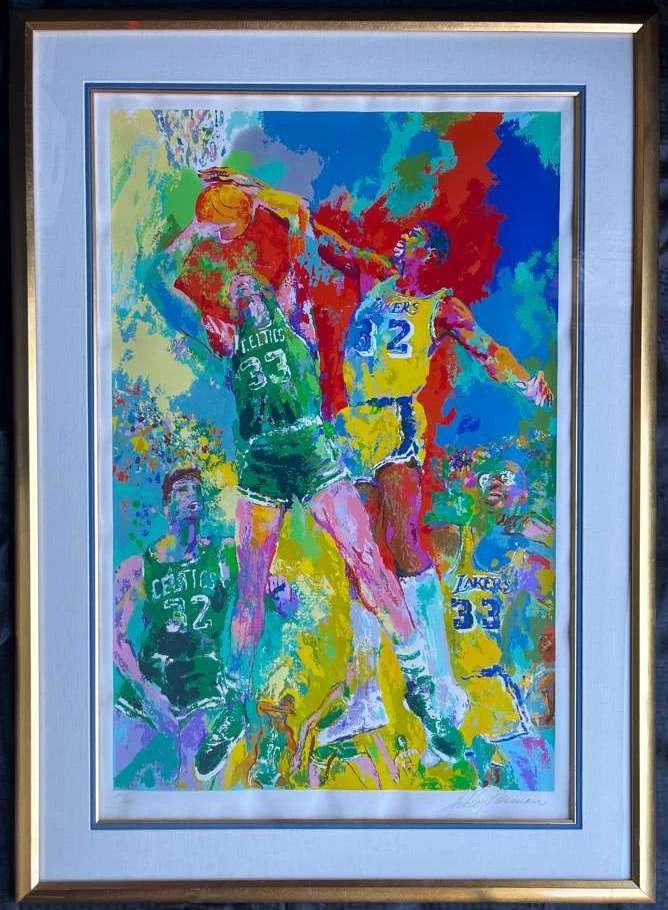 VB001VMagic Johnson by Leroy Neiman