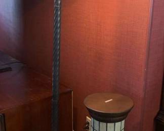 SH053Two Stained Glass Lamps