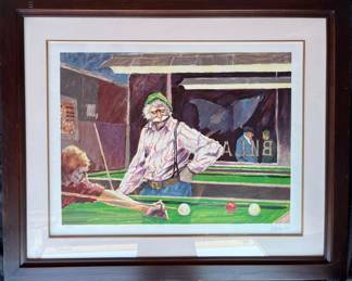 VB014VBilliards At Cafe Palermo by Aldo Luongo