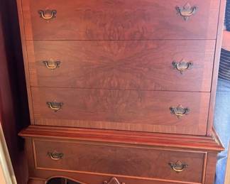 VB015VAntique Swiss  Craft Tall Boy