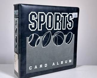 Album of Sports Autographs | Large collection of signed ephemera, primarily sports-related, including baseball autographs and more in a "Sports Card Album" binder. - h. 11.5 x w. 12 in (binder)


