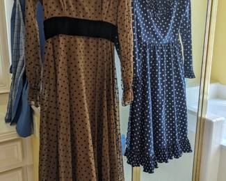 VINTAGE DESIGNER DRESSES