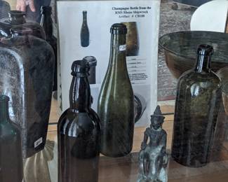 VERY SUNKEN SHIP SALVAGED BOTTLES