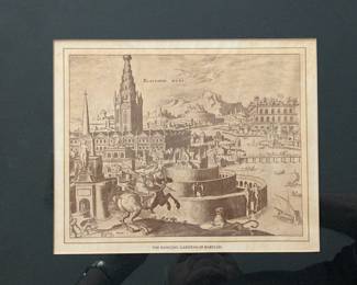 THE HANGING GARDENS OF BABYLON PRINT