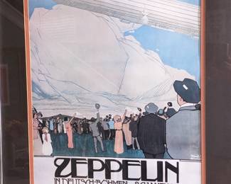 LARGE ZEPPELIN POSTER