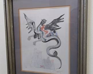 ON THE BACK OF GREYSON--SALVIDOR DALI