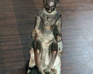 12-13 CENTURY BRONZE THIBETAN BUDDHA