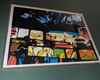 "FRAGMENTS  OF A DREAM" S/N PRINT by JOHN HULTBERG