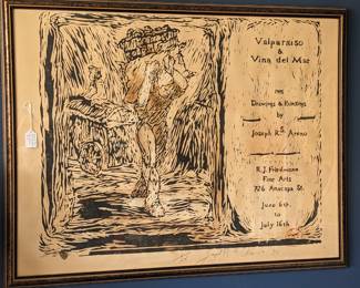 S/N  JOSEPH R.S ARENO ART SHOW POSTER