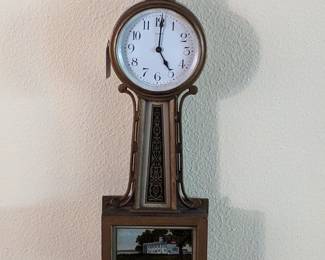 ANTIQUE NEW HAVEN WALL CLOCK