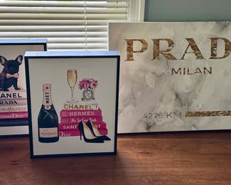 Designer themed decor