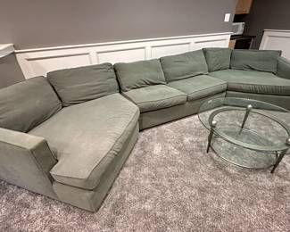 Crate and Barrel Sectional Sofa