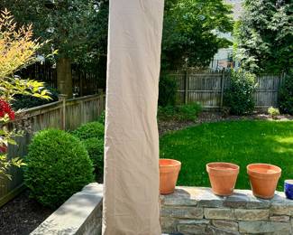 Purple Leaf Rectangular Cantilever Umbrella