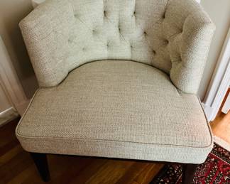 Crate & Barrel Tufted Chair
