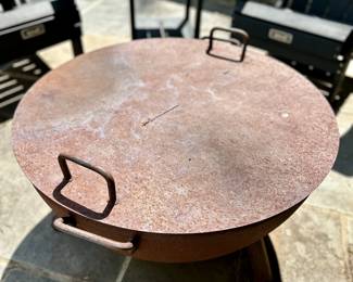 Reclaimed Oil Drum Firepit
