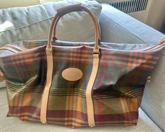Mulberry Check Clipper bag