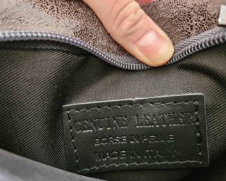 Leather Handbag made in Italy 