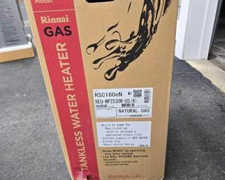 Rinnai Gas Tankless Hot Water Heater- Brand New in Box 