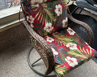 2 of 2 Wicker Chairs