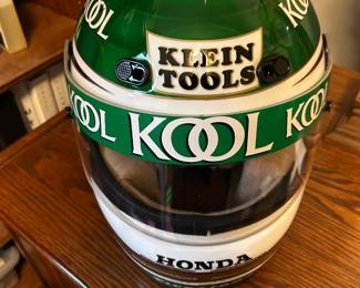 Autographed Team Kool Racing Helmet