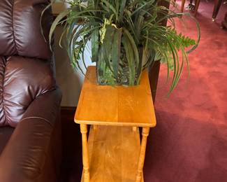 End Table and Silk Arrangement