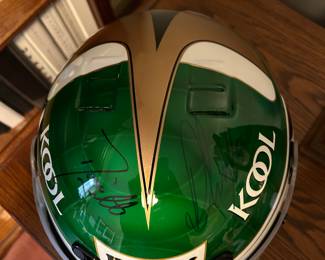 Autographed Team Kool Helmet